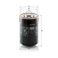 Фильтр масляный MANN-FILTER W 1150/2